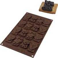 Silikomart Forma šokoladui Sf196 Choco Tags In Love iš silikono