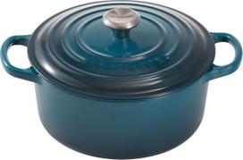 Le Creuset Kepimo indas Signature jūros mėlynos spalvos 20 cm