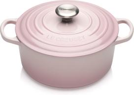 Le Creuset Kepimo indas Signature šviesiai rožinės spalvos 20 cm
