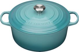Le Creuset Kepimo indas Signature žydras 24 cm