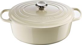 Le Creuset Kepimo indas Signature ovalios formos bežinės spalvos 29 cm