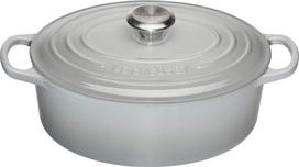 Le Creuset Kepimo indas Signature ovalios formos šviesiai pilkos spalvos 31 cm
