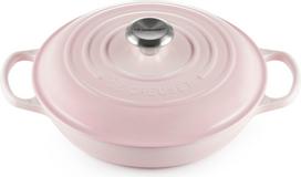 Le Creuset Puodas Gourmet Signature šviesiai rožinės spalvos 26 cm