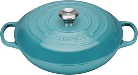 Le Creuset Puodas Gourmet Signature žemas žydras 30 cm