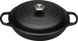 Le Creuset Puodas Gourmet Signature žemas juodos spalvos 30 cm