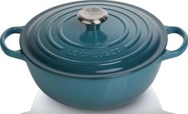 Le Creuset Puodas La Marmite Signature jūros mėlynos spalvos 26 cm