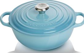 Le Creuset Puodas La Marmite Signature žydras 26 cm