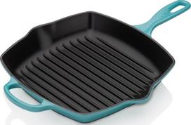 Le Creuset Grilio keptuvė Signature kvadratinės formos žydras 26 cm