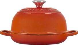 Le Creuset Duonos kepimo indas Signature liepsnojančios oranžinės spalvos 24 cm