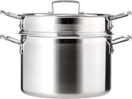 Le Creuset Puodas su garų ir makaronų įdėklu 3-ply 20 cm