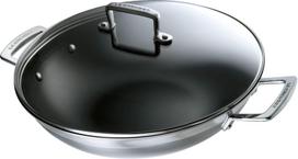 Le Creuset Wok 3-ply su nelipnia danga 30 cm
