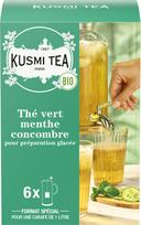 Kusmi Žalioji arbata bio Organic Cucumber-Mint 6 dideli pakeliai