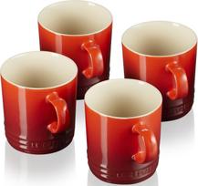 Le Creuset Puodeliai Le Creuset vyšnių spalvos 350 ml 4 vnt.