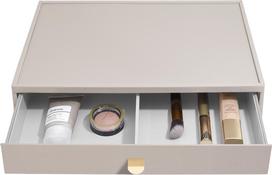 Stackers Kosmetikos organizatorius Stackers su stalčiumi su gradacija taupe spalvos supersize