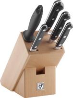 Zwilling Dėklas su 4 peiliais ir galąstuvu Professional S