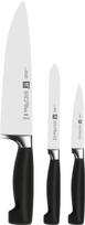 Zwilling Virtuvės šefo peilis, universalus peilis ir peilis daržovėms Four Star