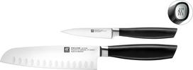 Zwilling Santoku peilis ir peilis daržovėms ir vaisiams All Star sidabro spalvos