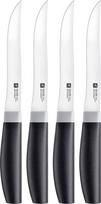 Zwilling Kepsnių peiliai Now S juodos spalvos 12 cm 4 vnt.