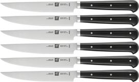 Zwilling Kepsnių peiliai Zwilling juodos spalvos 12 cm 6 vnt.
