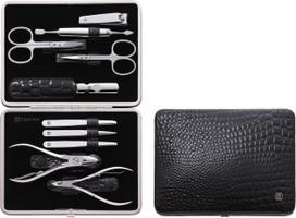 Zwilling Manikiūro reikmenys Classic Inox dėkle juodos spalvos 10 komp.