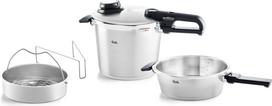 Fissler Greitpuodis Vitavit Premium su papildoma keptuve ir perforuotu įdėklu 6 l