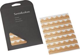 Semikolon Kampiniai lipdukai nuotraukoms Semikolon natūralios spalvos