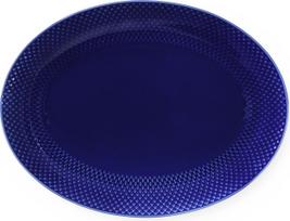 Lyngby Gili lėkštė Rhombe tamsiai mėlynos spalvos 35 cm
