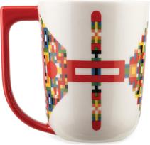 Alessi Puodelis Holyhedrics raudonos spalvos 400 ml