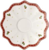 Villeroy & Boch Lėkštutė kavos arba arbatos puodeliui Toy's Delight su raukinukais baltos spalvos