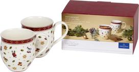 Villeroy & Boch Puodeliai Toy's Delight su šventiniais motyvais raudonos spalvos 340 ml 2 vnt.