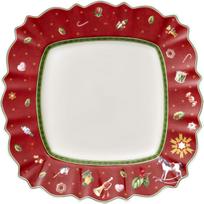 Villeroy & Boch Pietų lėkštė Toy's Delight kvadratinės formos raudonos spalvos 28 cm