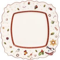 Villeroy & Boch Pietų lėkštė Toy's Delight kvadratinės formos baltos spalvos 28 cm