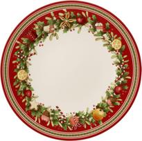 Villeroy & Boch Pietų lėkštė Winter Bakery Delight raudonos spalvos 27 cm