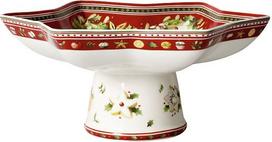 Villeroy & Boch Užkandžių dubuo Winter Bakery Delight žvaigždė ant kojelės