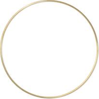 Ferm Living Sienų dekoracijos Deco Frame apskritimas žalvarinės spalvos 65 cm