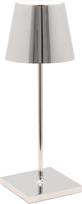 Zafferano Stalo lempa Poldina Mini metalo-sidabro 30 cm