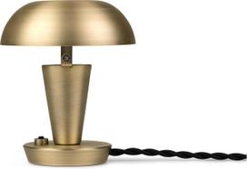 Ferm Living Stalo lempa Tiny žalvarinės spalvos 14 cm