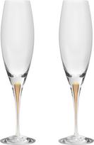 Orrefors Šampano taurės Intermezzo aukso spalvos 260 ml 2 vnt.