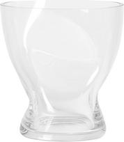 Orrefors Lenkta vaza Squeeze skaidraus paviršiaus 18 cm