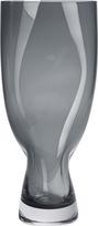 Orrefors Lenkta vaza Squeeze pilkai mėlynos spalvos 34 cm