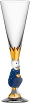 Orrefors Šampano taurė The Sparkling Devil mėlynos spalvos 190 ml