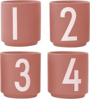 Design Letters Espresso puodeliai AJ nude 4 vnt.