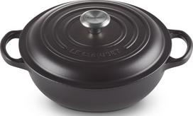 Le Creuset Puodas Signature juodos spalvos 22 cm