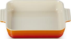 Le Creuset Kepimo forma Le Creuset kvadratinės formos liepsnojančios oranžinės spalvos 23 cm