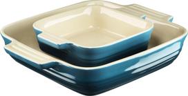 Le Creuset Kepimo formos Le Creuset kvadratinės formos jūros spalvos 14 + 23 cm 2 vnt.