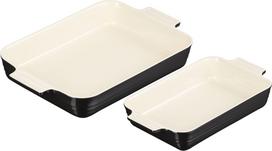 Le Creuset Kepimo formos Le Creuset stačiakampiai juodos spalvos 2 vnt.