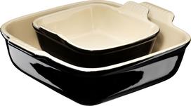 Le Creuset Kepimo formos Le Creuset kvadratinės formos juodos spalvos 13 + 20 cm 2 vnt.