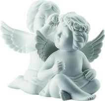 Rosenthal Figūrėlė Classic angelų pora su gėlėmis mažo dydžio