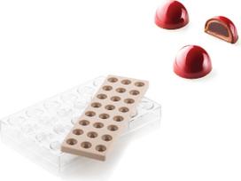 Silikomart Forma šokoladui Kit Semisfera 01
