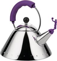 Alessi Virdulys su švilpuku 9093 Virgil Abloh ribotas leidimas violetinės spalvos 2 l